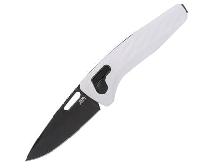 SOG Knives One-Zero XR Folding Knife Clip Point, White - SOG12-73-05-57