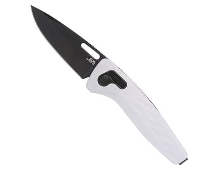 SOG Knives One-Zero XR Folding Knife Clip Point, White - SOG12-73-05-57