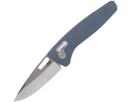 SOG Knives One-Zero XR Folding Knife Clip Point, Smoke Gray - SOG12-73-04-57
