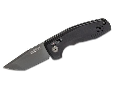 SOG Knives SOG-TAC AU Folding Knife Tanto, Black - SOG15-38-03-57