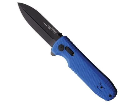 SOG Knives Pentagon XR LTE Folding Knife Spear Point, Blue - SOG12-61-06-57