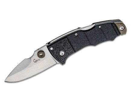 Cold Steel Grik Folding Knife Drop Point, Black/OD Green - CS-28E