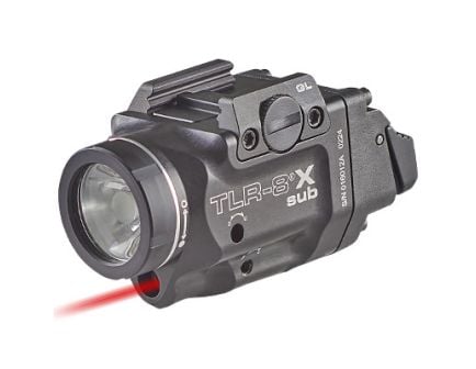 Streamlight TLR-8 SUB Light 2.51" 500 lm, Red Laser - 69418