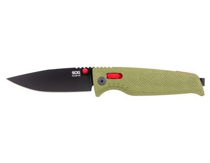 SOG Knives Altair XR Folding Knife Drop Point, Field Green - SOG12-79-03-57