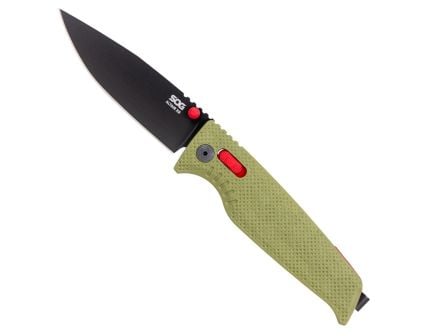 SOG Knives Altair XR Folding Knife Drop Point, Field Green - SOG12-79-03-57