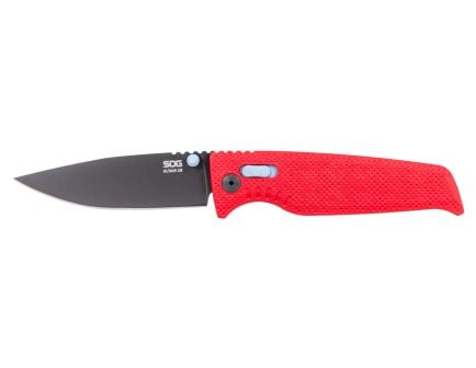 SOG Knives Altair XR Folding Knife Drop Point, Canyon Red - SOG12-79-02-57