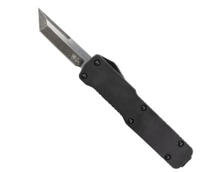 Templar Knife Premium Lightweight CALI Legal OTF Knife Tanto, Black Anodized - CABR221
