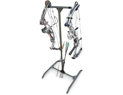 HME Steel Hard Surface Bow Practice Hanger - Green Convenience for Archers - HME-HSPH