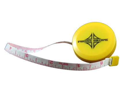 Phone Skope Plastic Antler Measuring Tape, White/Yellow - PSAT