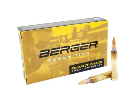 Berger Bullets Tactical .223 Remington 77 gr Ammo OTM - 20rds - 23030