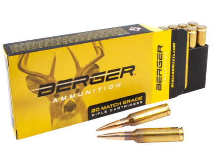 Berger Bullets Elite Hunter 6.5 Creedmoor 156 gr Ammo Hybrid - 20rds - 31070