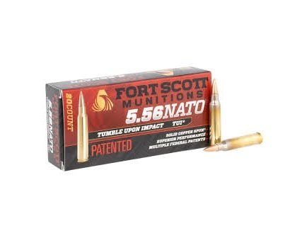 Fort Scott Munitions Tumble Upon Impact 5.56 55 gr Ammo SCS - 20rds - 556055SCV