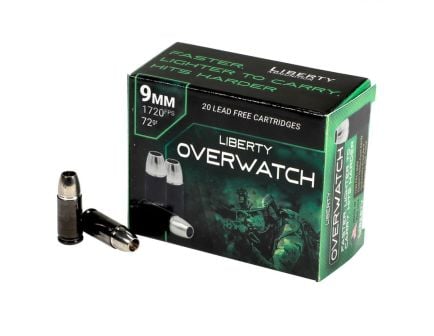 Liberty Overwatch 9mm 72 gr  OCD, 20rds - LAOW9MM721700