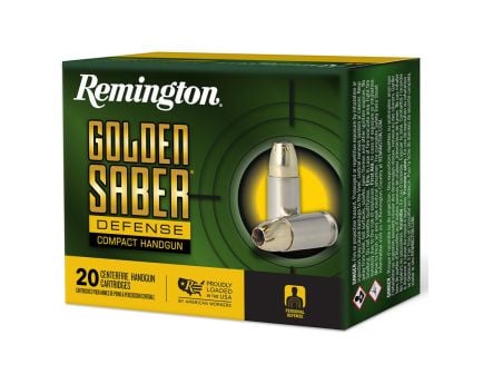 Remington Golden Saber Defense .40 S&W 180 gr Ammo BJHP - 20rds - 27618