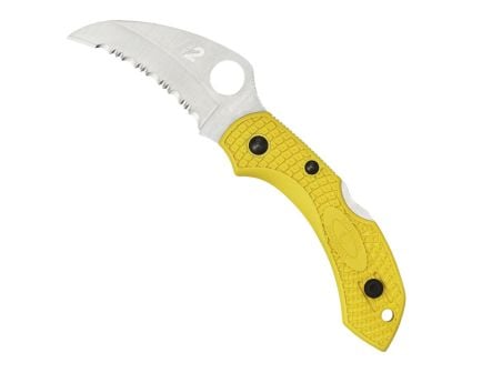Spyderco Dragonfly 2 Salt Yellow Hawkbill for Maritime Adventures - C28SYL2HB