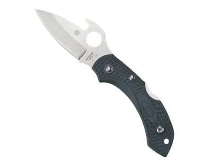 Spyderco Dragonfly 2 Gray EDC with Emerson Opener and Drop Point Edge - C28PGYW2