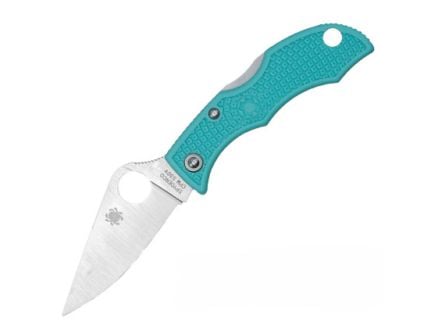Spyderco Ladybug S30V Folding Knife, Teal - SPYLTLP3