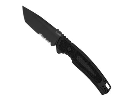 Kershaw Launch 16 Folding Tanto Knife Serrated, Black - 7105