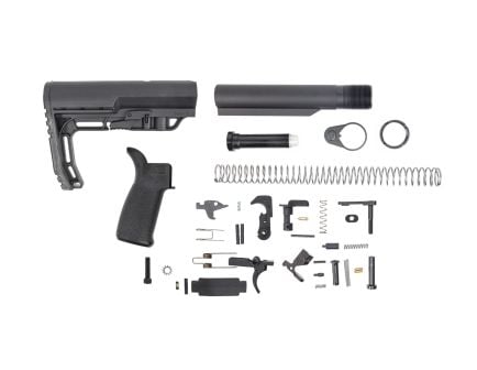 PSA MFT Minimalist Lower Build Kit, Black