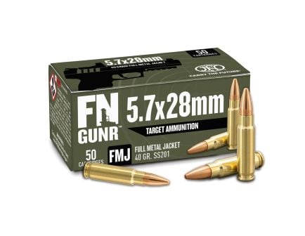 FN GUNR SS201 5.7x28MM 40gr FMJ Ammo, 500rd - 10700031