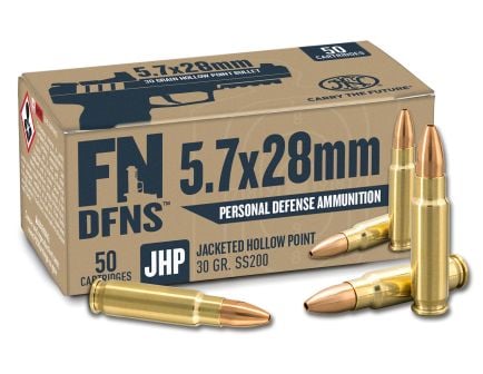 FN DFNS SS200 5.7x28MM 30gr. JHP Ammo 50rd - 10700030
