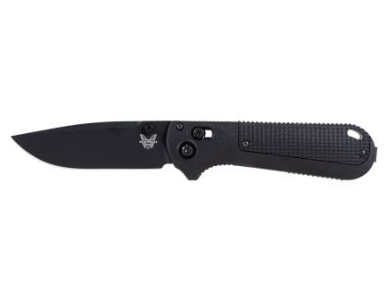 Benchmade Redoubt Folding Drop Point Knife, Black - 430BK-02
