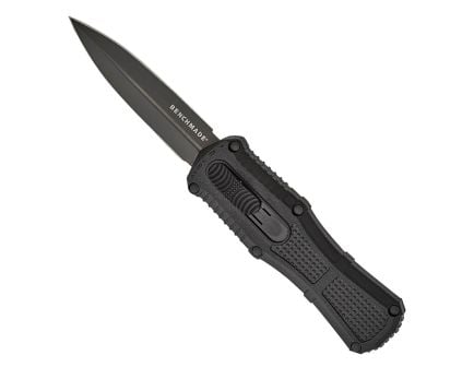 Benchmade Mini Claymore OTF Dagger Point Knife, Black - 3375GY