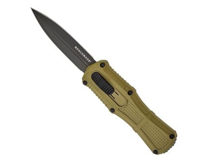 Benchmade Mini Claymore OTF Dagger Point Knife, Ranger Green - 3375GY-1