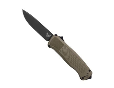 Benchmade Shootout OTF Drop Point Knife, Ranger Green - 5371BK-01