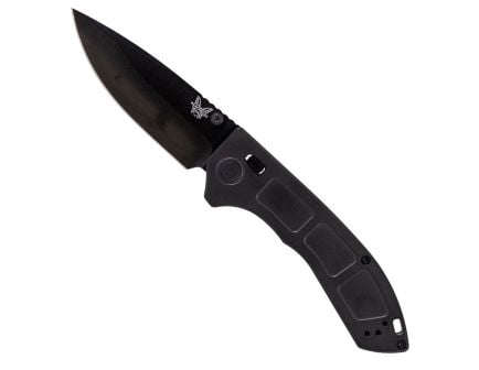 Benchmade Narrows Folding Drop Point Knife, Black Titanium - 748BK-01