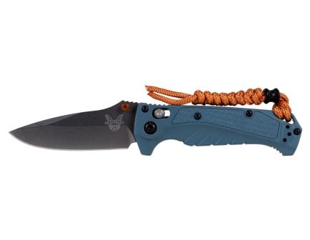 Benchmade Mini Adira Folding Drop Point Knife, Depth Blue - 18065
