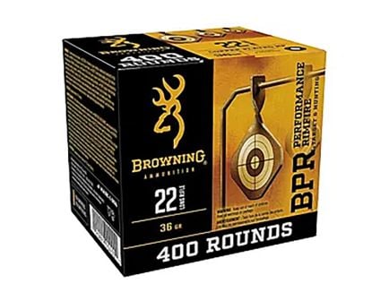 Browning BPR Performance 22LR 36gr Copper Plated HP Ammo, 400rds - B194122401