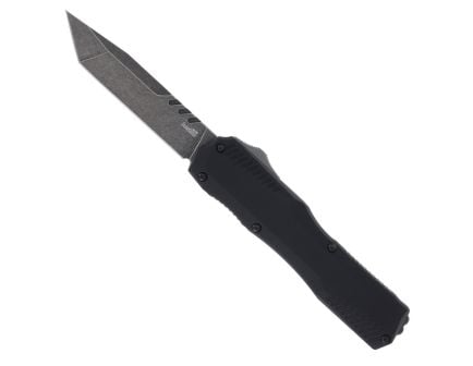 Kershaw Livewire Auto OTF Tanto Knife, Black - 9000T