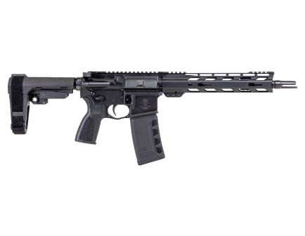 PSA "Sabre" Forged 10.5" 5.56 FN CHF CL with 10" Knurled Slant Rail Pistol w/SBA-3 Brace - Black
