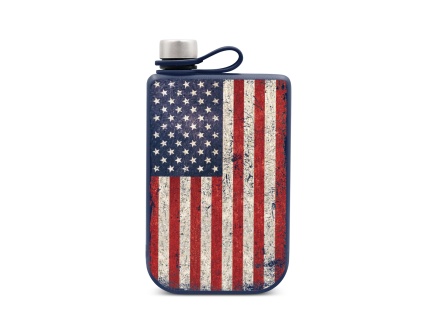 Yukon Outfitters 9 oz Highline Flask, USA Flag - YF09USA