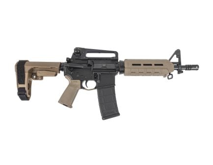 PSA AR-15 Pistol 10.5" Carbine 5.56 Nitride MOE SBA3 Brace w/ Carry Handle, FDE