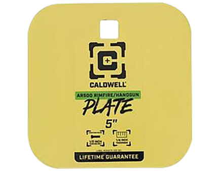 Caldwell AR500 5" Gong Target, Yellow
