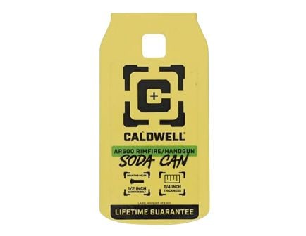 Caldwell AR500 Soda Can Target, Yellow