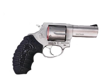 Taurus 856 .38 Special 3" 6rd Revolver w/ VZ Grip, Stainless Steel - 2-85639VZ