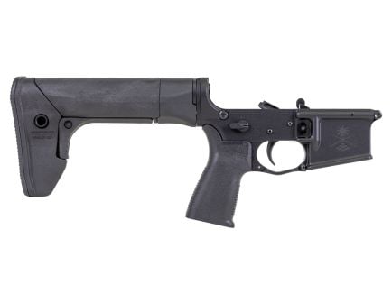 PSA Sabre-15 Forged Lower with Reptilia Stock and Grip - Black