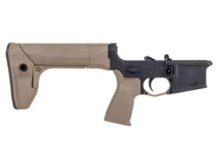 PSA Sabre-15 Forged Lower with Reptilia Stock and Grip - FDE