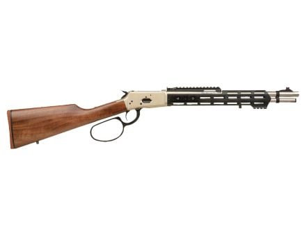 G-Force Saddlehorn Tactical Lever .357 Magnum 16.25" 8rd Rifle, Nickel / Walnut -  GFLVR357WXN