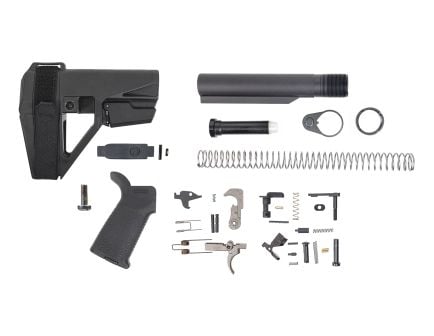 PSA SBA5 MOE EPT Pistol Lower Build Kit, Black