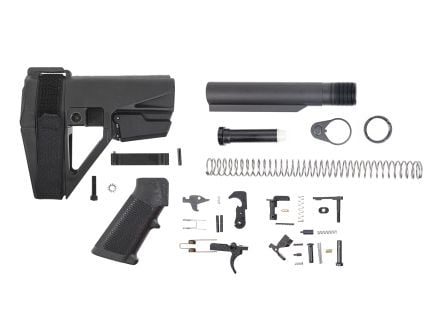 PSA SBA5 Classic Pistol Lower Build Kit, Black