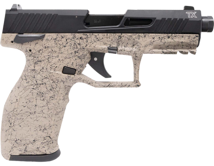 Taurus TX22 Gen2 .22 LR 4.1" 22rd Pistol, FDE Splatter / Black - 1-2TX22141SP3