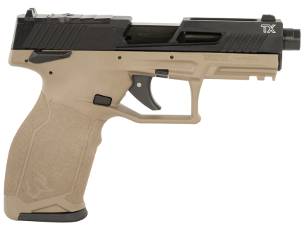 Taurus TX22 T.O.R.O Gen 2 .22LR 4.1" 22rd Pistol, FDE / Black - 1-2TX22P141F