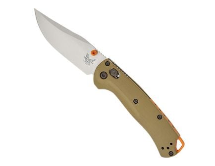 Benchmade Mini Taggedout Folding Drop Point Knife, OD Green - 15534