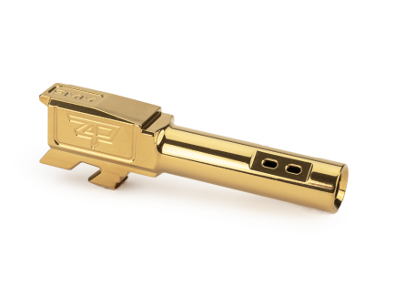 Zaffiri Precision Glock 43/43X Ported Barrel, Gold - ZP.43BPG