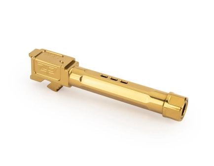 Zaffiri Precision - G19 Gen 1-5 Barrel - Ported & Threaded - Gold - ZP.19BPTG