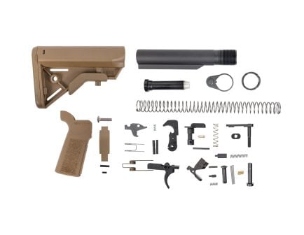 PSA B5 Systems Lower Build Kit with Bravo Stock, Coyote